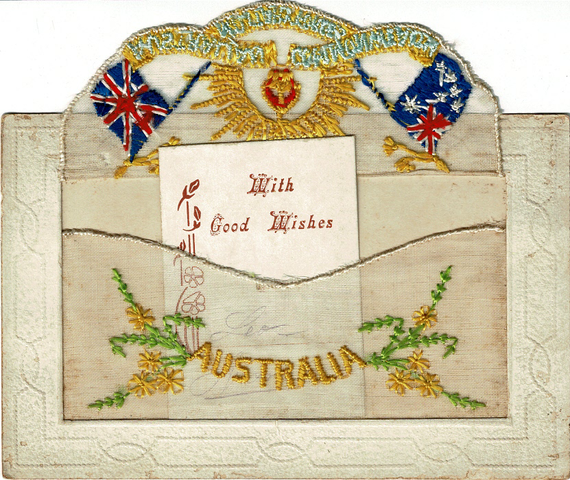 Postcard showing pocket and insert - Postcard 1