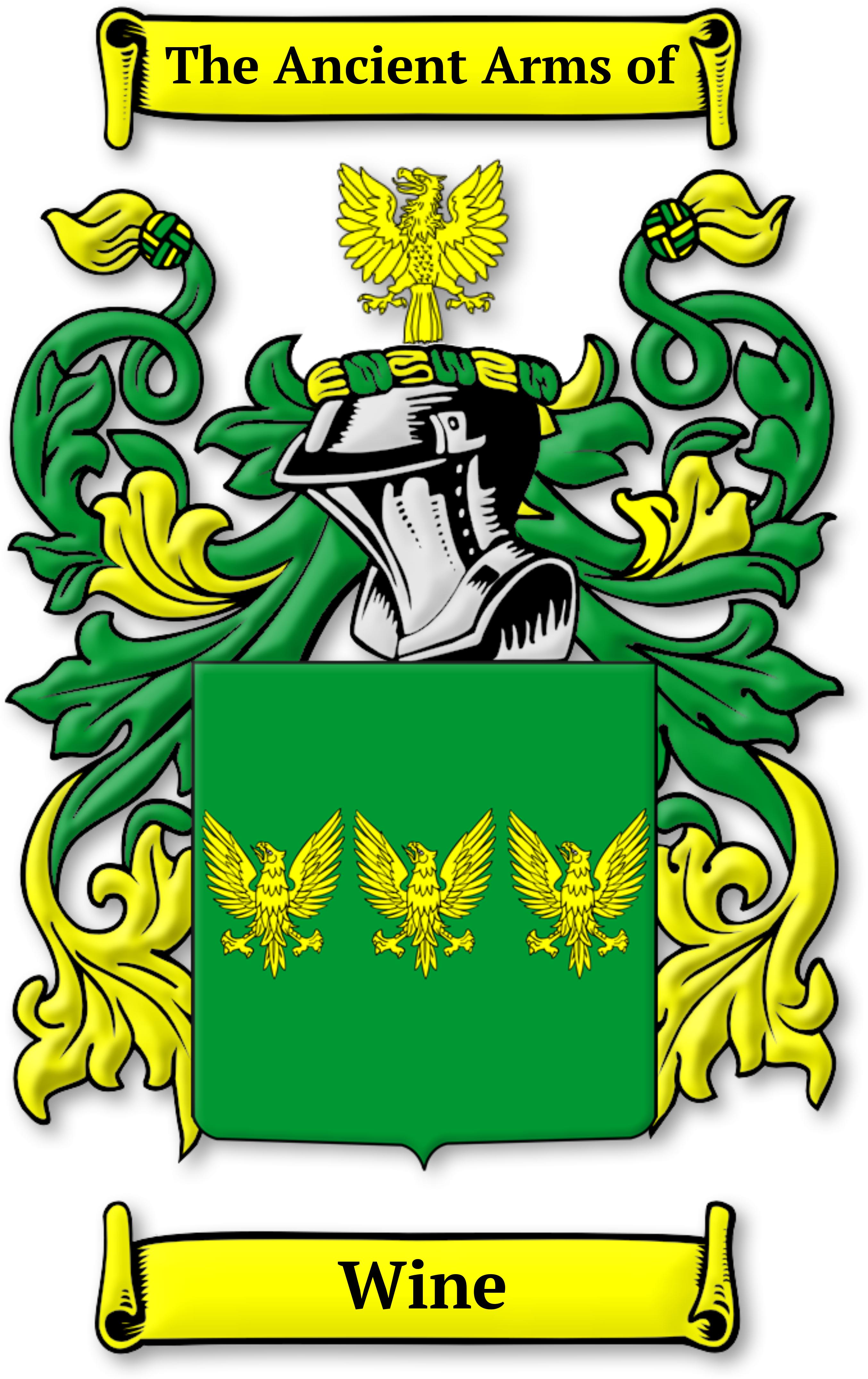 Coat of Arms, Wine Family